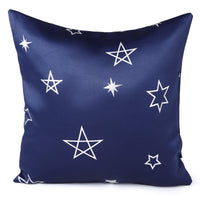 Blackout Polyester Fabric by Meter, 100x122 cm | Blocks Light, Heat & Noise, For Curtains, Cushion Covers, Door & Window Drapes - Foil Star Print