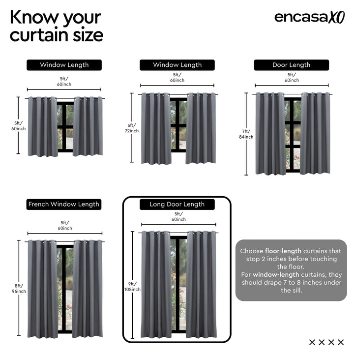 Canvas White Curtain (Pack of 1)