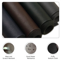 PU Leather Dark Brown Fabric
