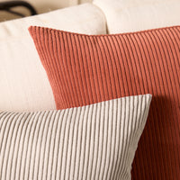 Corduroy Brick Cushion Cover