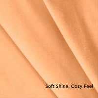 Velvet Peach Cushion Cover