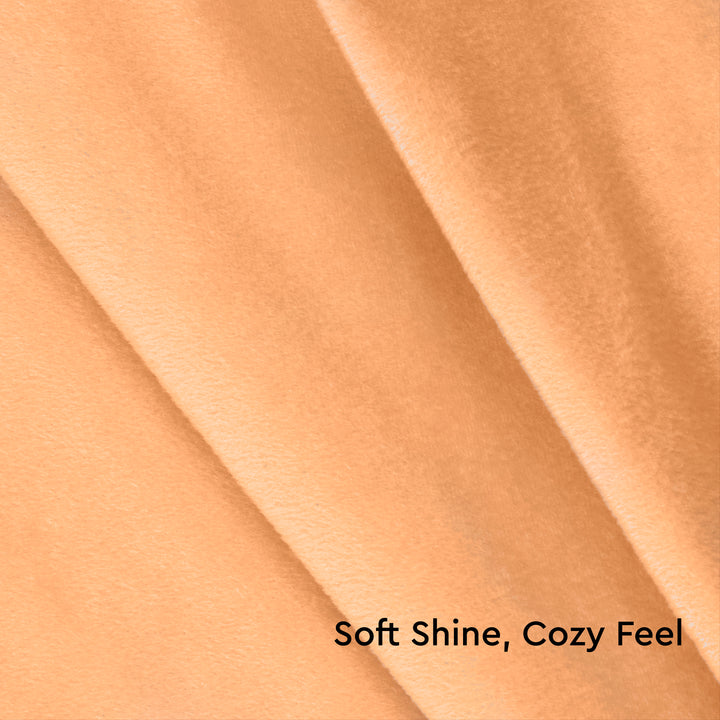 Velvet Peach Cushion Cover