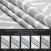 Micro Fire Grey Curtain (Pack of 2)