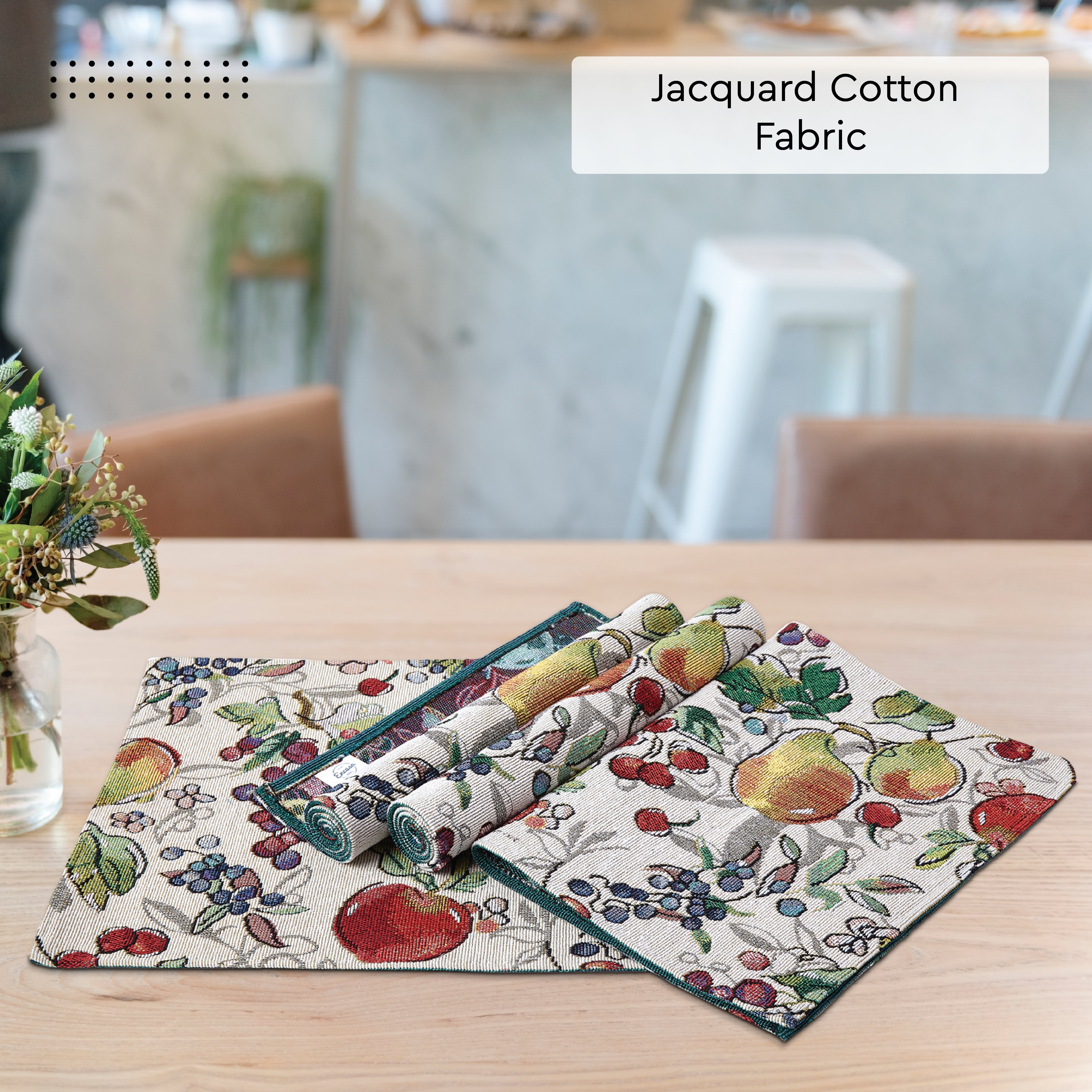 Cotton Fruit Placemat (Pack of 4)