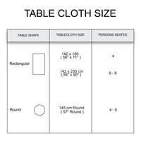 Cotton Aspect Table Cloth (Pack of 1)