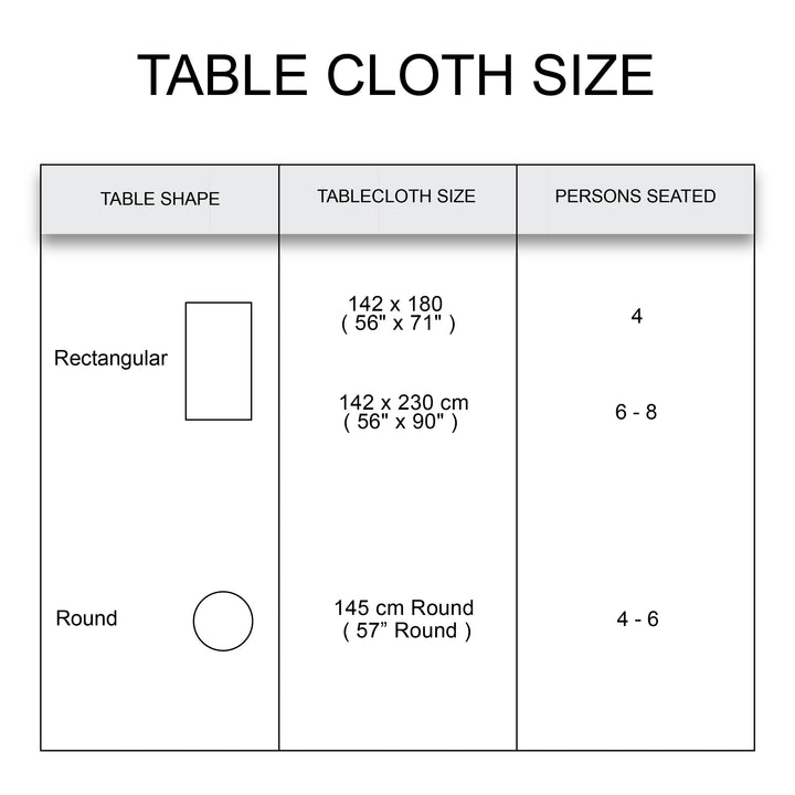 Cotton Aspect Table Cloth (Pack of 1)