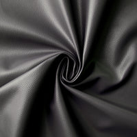 PVC Leather Dark Grey Cushion Cover (Pack of 1)