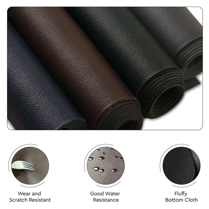 Premium Faux Leather/Rexin Fabric by The Meter 54 Inch Wide | Synthetic Leather Fabric With Soft Feel | Waterproof, Durable | Ideal for Sofa Covers, DIY & Upholstery