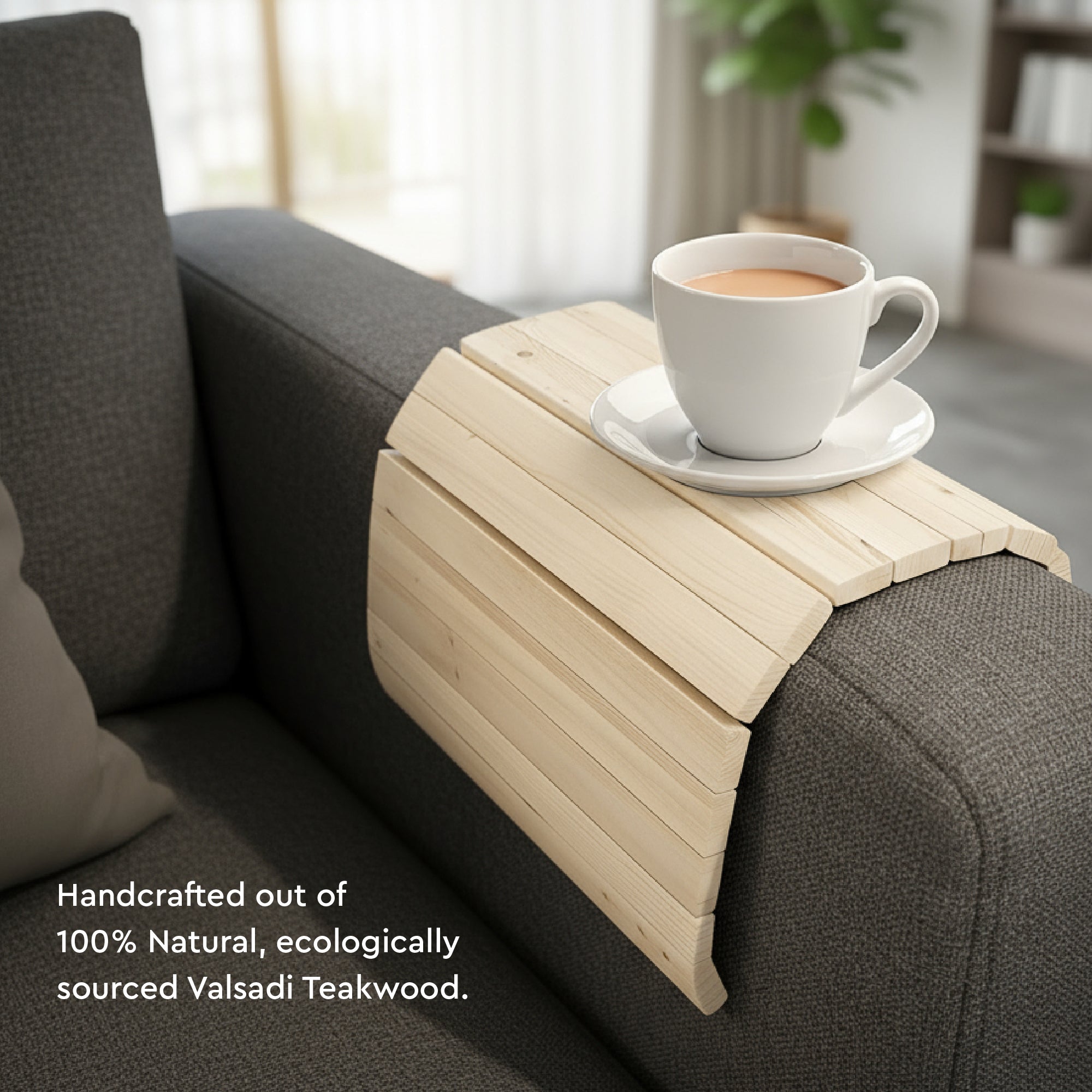 Wood Cream Wooden Tray