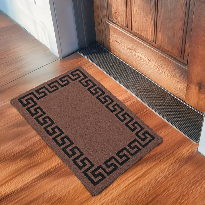 Coir Door Mats for Home Entrance Thick Anti-slip Welcome Doormat with PVC Back | Ideal for Indoor, Outdoor, Patio, Home and Office | Durable and Easy to Clean
