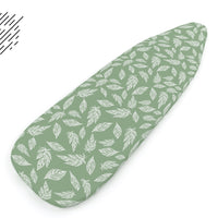 20s Sheeting Big Leaves Green Ironing Board Cover