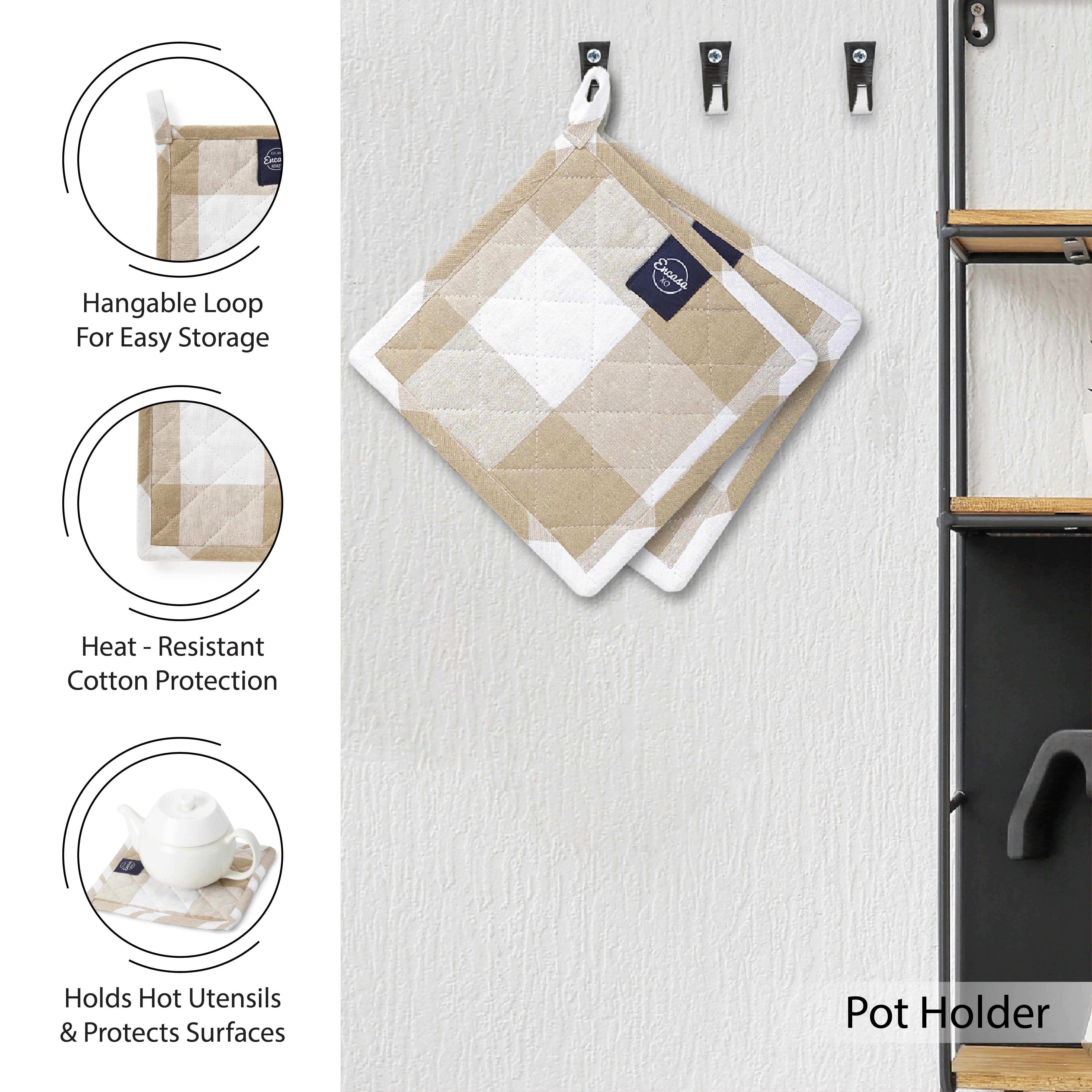 Cotton Beige Combo Kitchen Set (Pack of 21)