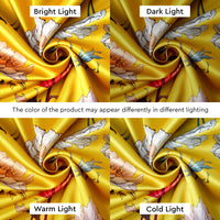 Blackout Polyester J2 Yellow Curtain (Pack of 2)