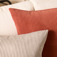 Corduroy Light Taupe Cushion Cover
