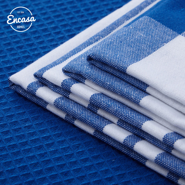 Cotton Blue Kitchen Towel (Pack of 12)