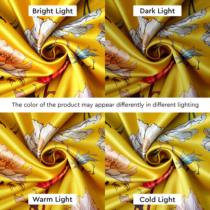 Blackout Polyester J2 Yellow Curtain (Pack of 2)