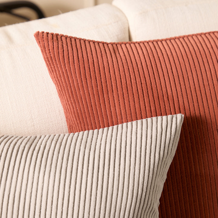 Corduroy Brick Cushion Cover