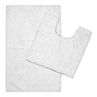 Cotton White Bathmat (Pack of 2)