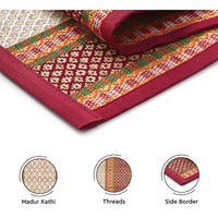 Madur Kathi Red Table Runner (Pack of 1)