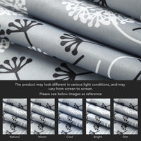 Polyester Dandelion Curtain (Pack of 2)