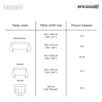 Polyester Chevron Table Cloth (Pack of 1)