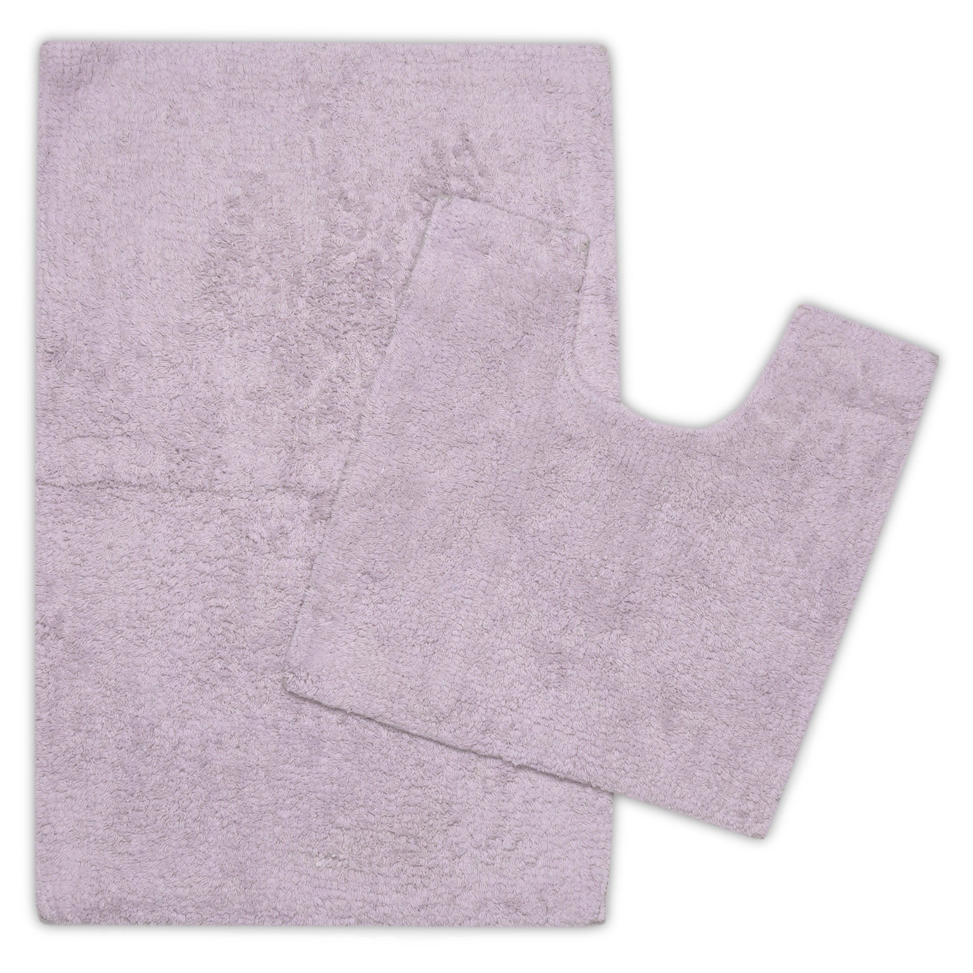 Cotton Lilac Bathmat (Pack of 2)