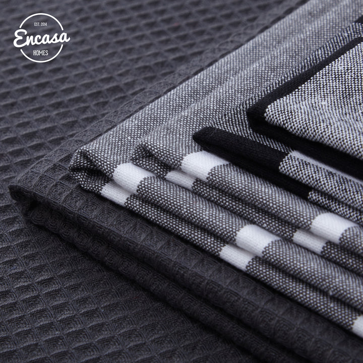 Cotton Grey Kitchen Towel (Pack of 5)
