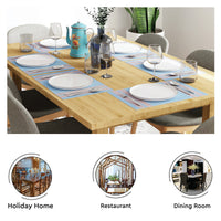 Cotton Ladder Blue Placemat (Pack of 6)