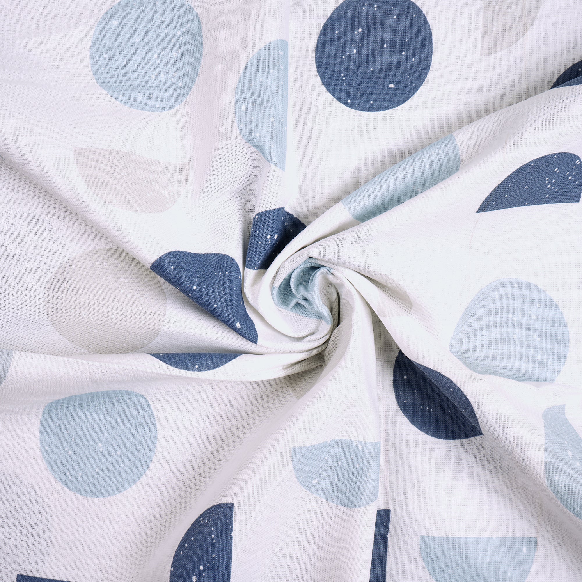 Cotton Blue Moon Table Cloth (Pack of 1)