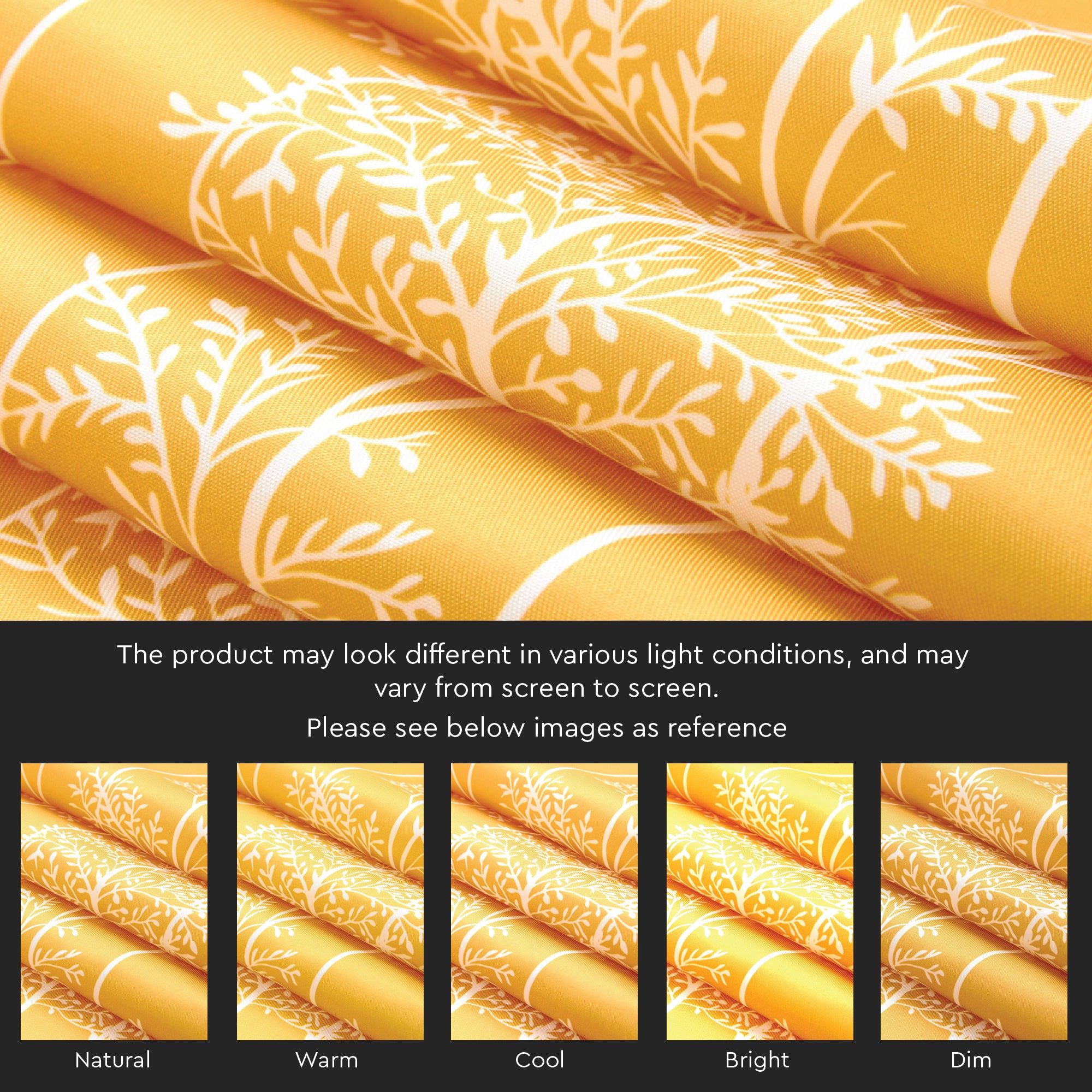 Polyester Blotch Mango Curtain (Pack of 2)