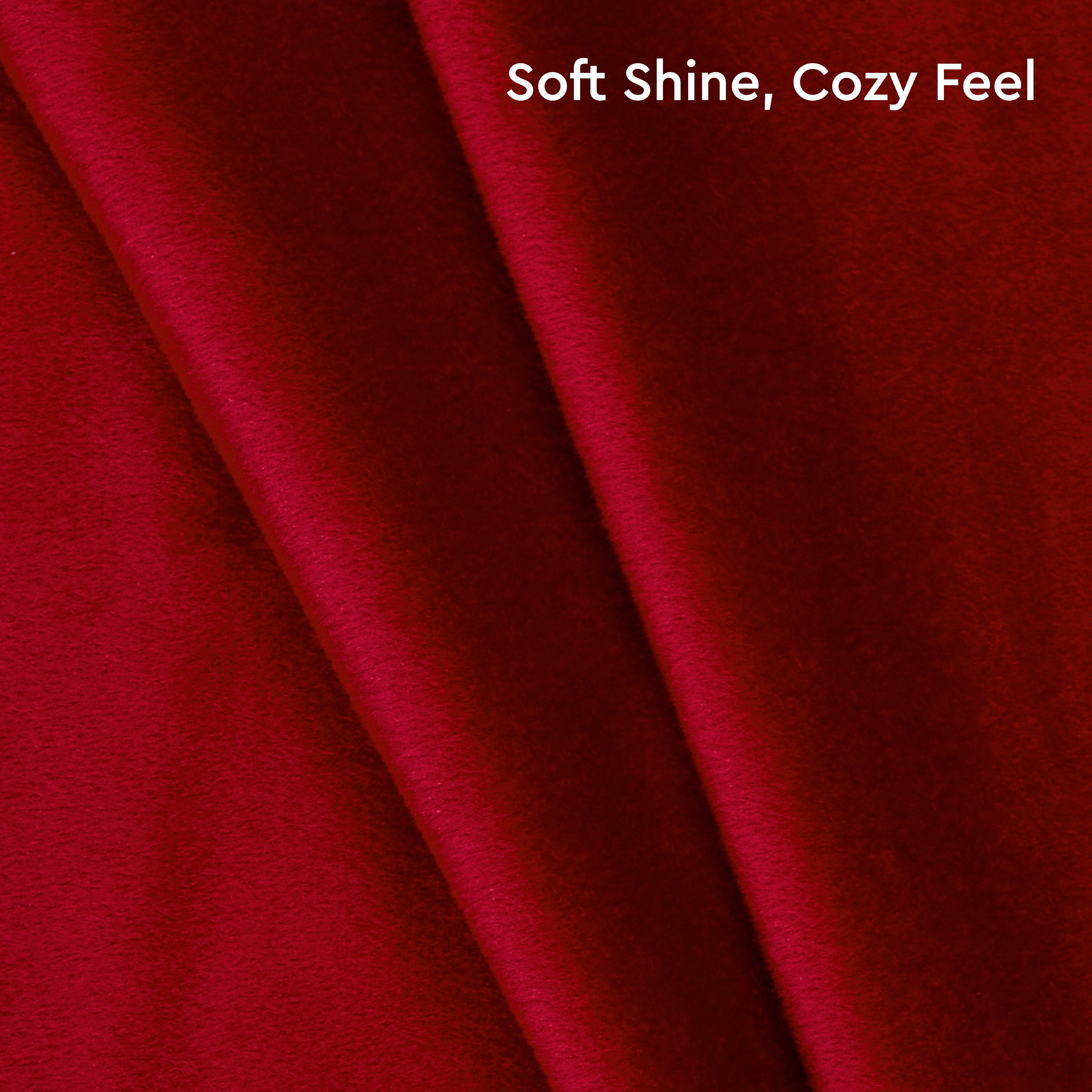 Velvet Red Cushion Cover (Pack of 2)