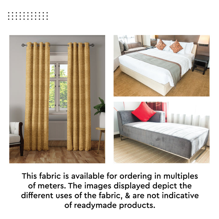 Fine Chenille Fabric by Meters | 54 Inches Wide | 220 GSM And 155 TC | Ideal For Curtain, Cushion, Upholstery, Bags