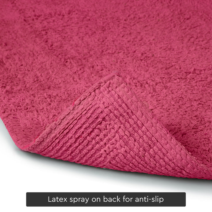 Cotton Pink Bathmat (Pack of 2)