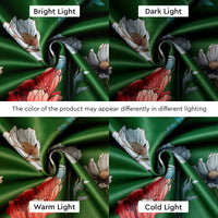 Blackout Polyester J2 Green Curtain (Pack of 2)