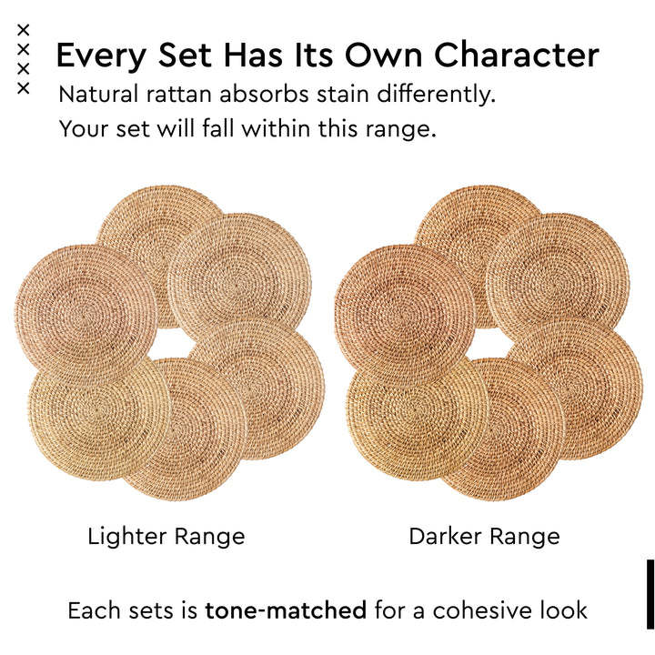 Rattan Cane Natural Placemat