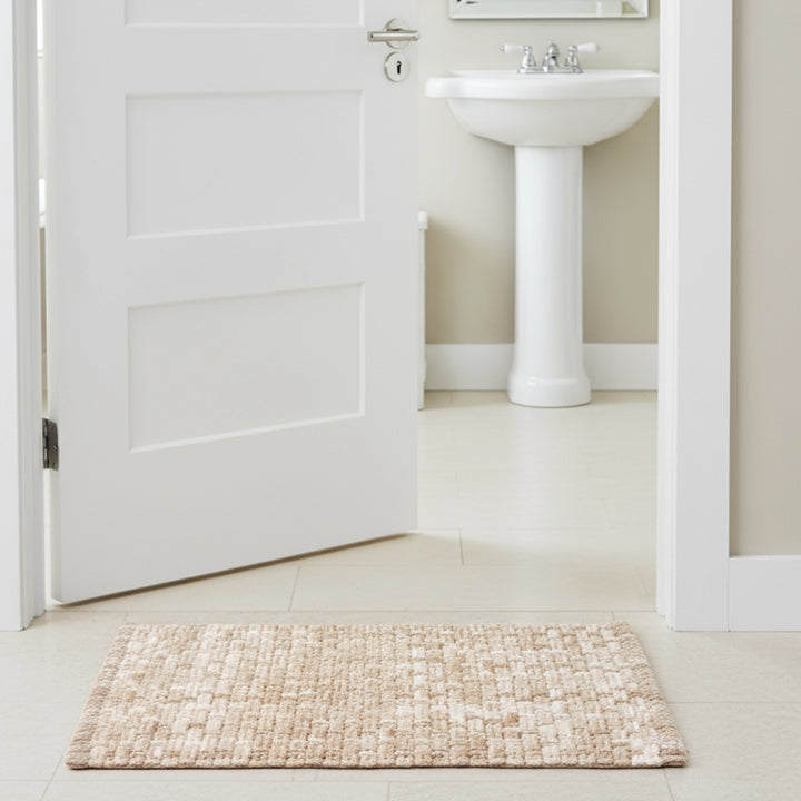 Cotton Rust Orange Bathmat (Pack of 1)