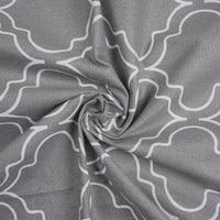 Cotton Grey Tiles Table Cloth (Pack of 1)