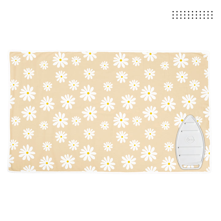 20s Sheeting Daisy Beige Ironing Mat (Pack of 1)