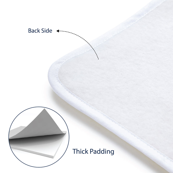 20s Sheeting Green Leaflet Ironing Mat (Pack of 1)