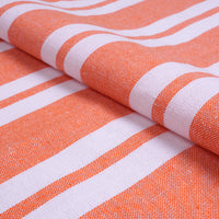 RC Yarn-Dyed Franca Orange Stripes Table Runner (Pack of 1)