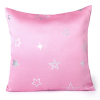 Blackout Polyester Fabric by Meter, 100x122 cm | Blocks Light, Heat & Noise, For Curtains, Cushion Covers, Door & Window Drapes - Foil Star Print