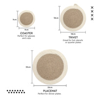 Cotton Grey Combo Trivet