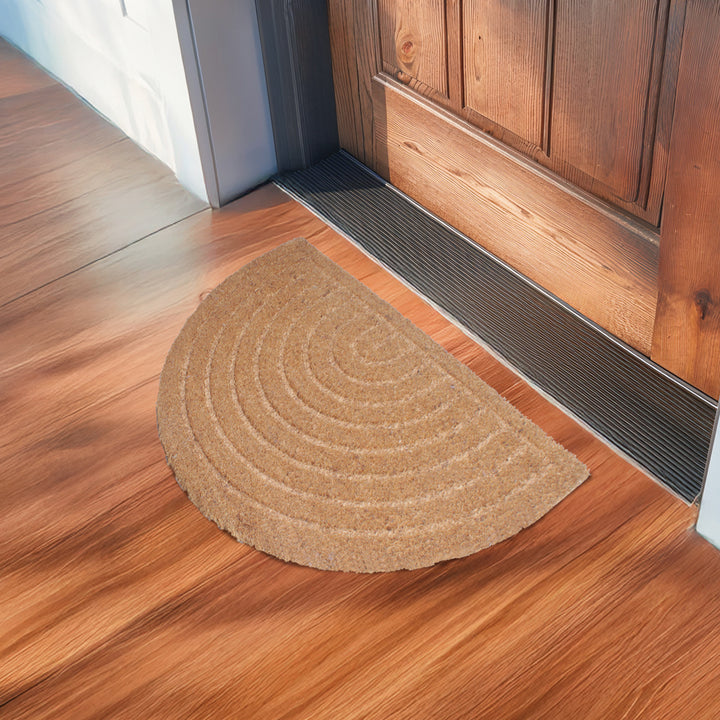Coir Door Mats for Home Entrance Thick Anti-slip Welcome Doormat with PVC Back | Ideal for Indoor, Outdoor, Patio, Home and Office | Durable and Easy to Clean
