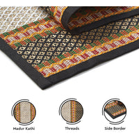Madur Kathi Black Table Runner (Pack of 1)