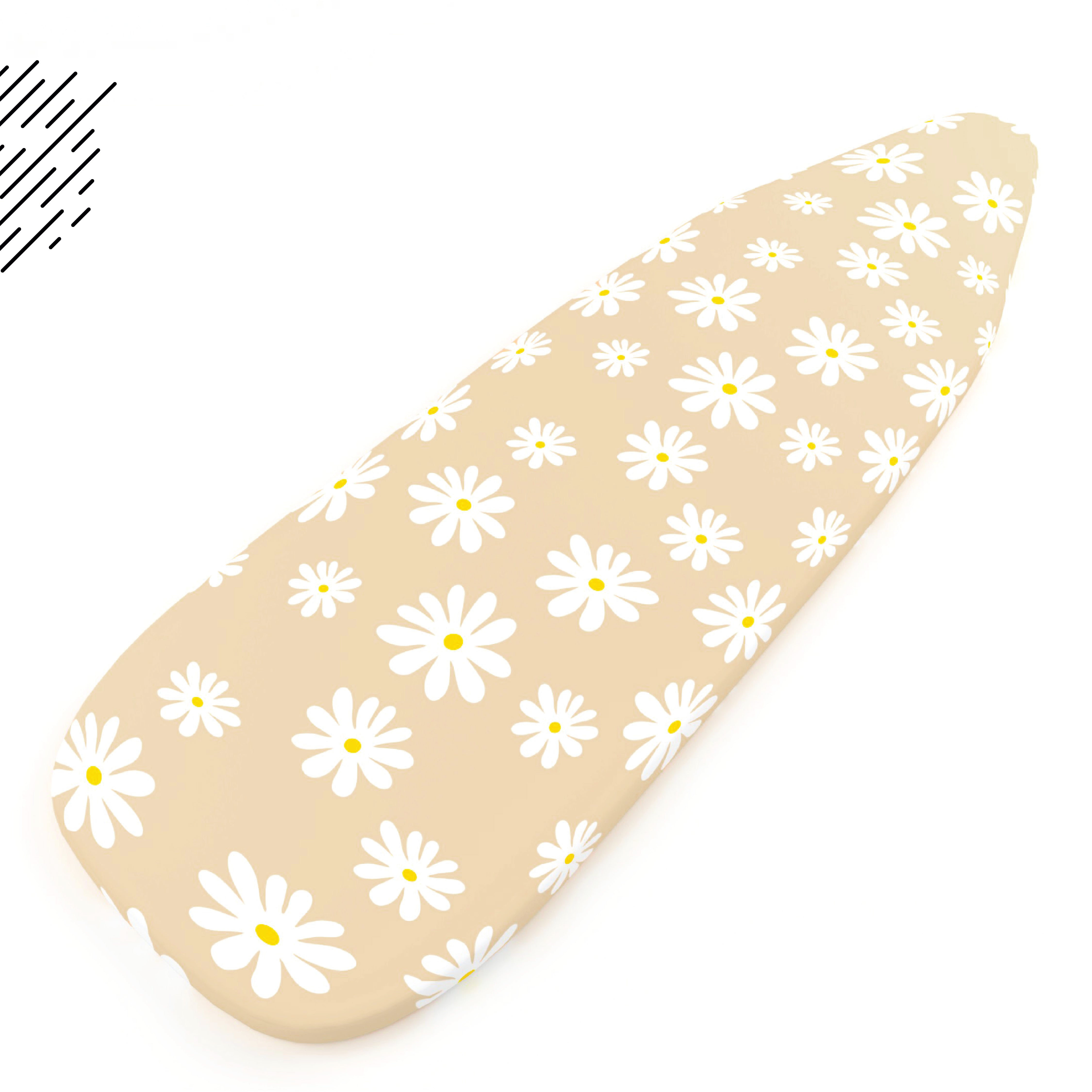 Daisy Beige Ironing Board Cover