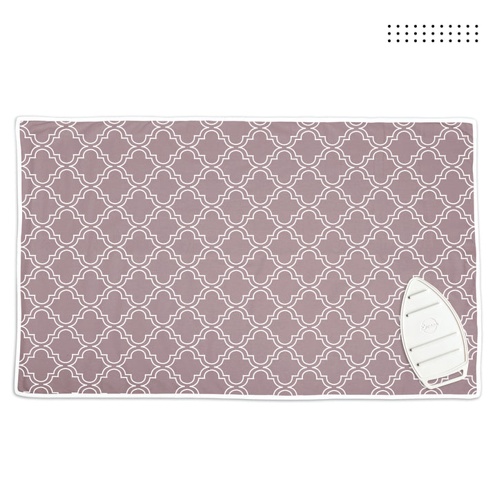 20s Sheeting Mauve Tiles Ironing Mat (Pack of 1)