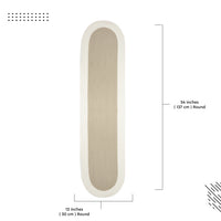 Cotton Beige & Off White Table Runner (Pack of 1)