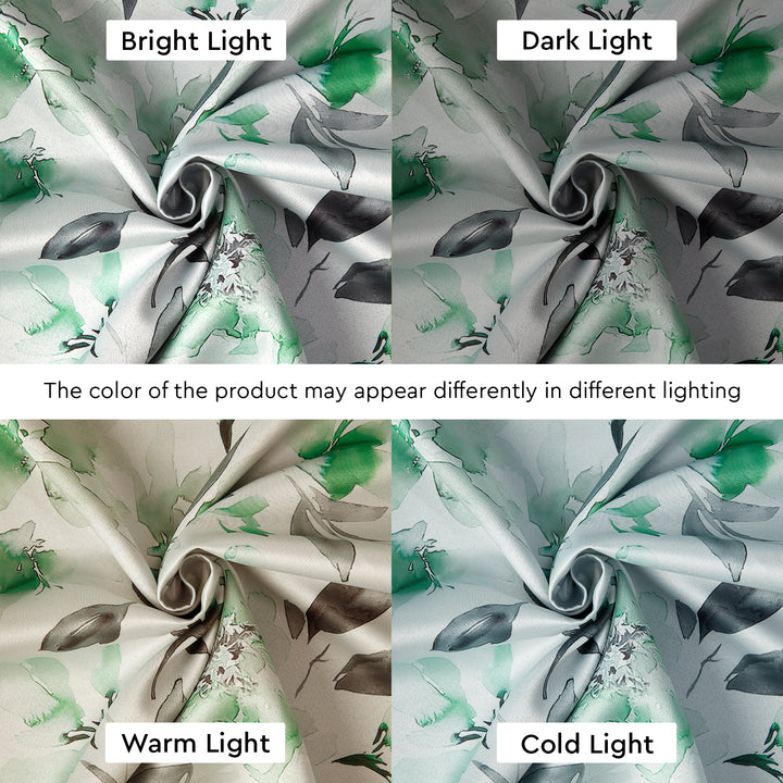 Blackout F1 Green Curtain (Pack of 2)