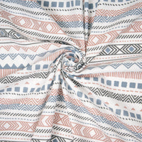 Cotton Aztec Blue Table Cloth (Pack of 1)