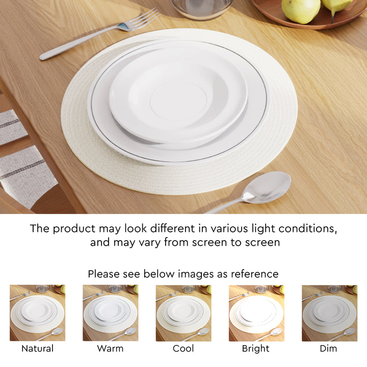 Cotton Off White Placemat (Pack of 2)